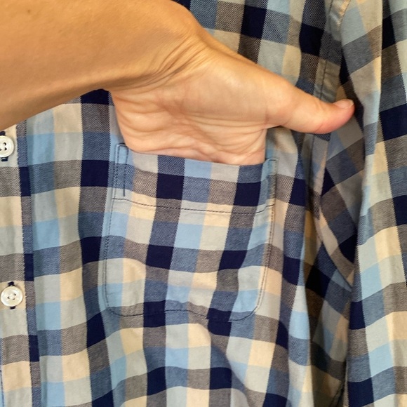 Frank & Oak Men’s Plaid Casual Button Down Preppy Business Caual - Picture 4 of 13